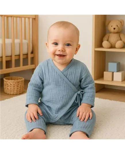 Baby Rompertje - Katoenstof - Lange Mouwen - Drukknopen