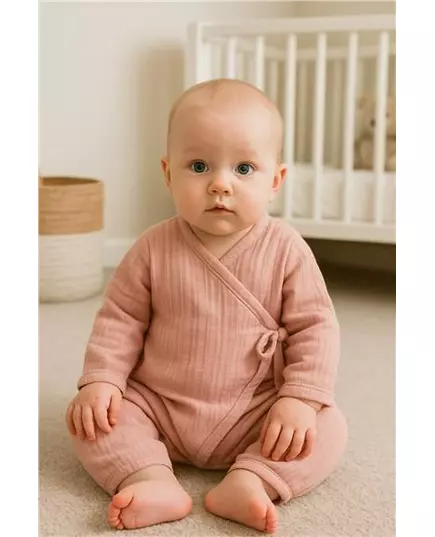 Jumpsuit - Katoen - Lang een mouwen - Wrap - 100% katoen