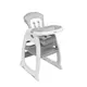 Kinderstoel grijs Homee 2-in-1