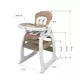 Kinderstoel grijs Homee 2-in-1