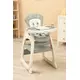 Kinderstoel grijs Homee 2-in-1