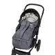 Combi 3in1 Romperzak - grafiet/grijs polar fleece
