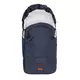Navy fleece romperzak voor wandelwagen