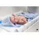 Zachte grijze badhanddoek met lam