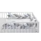 Gevlochten Boxbumper Sterrenblauw 210cm