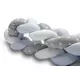 Gevlochten Boxbumper Sterrenblauw 210cm