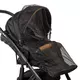 Universeel zwarte kinderwagen insectennet