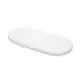 Kinderwagenmatras classic wit 75 x 35 cm