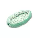 Babynest Minky – mintgroene egeltjes