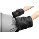Warme Minkyhandschoen Zwart