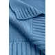 Bamboe-katoen deken blauw