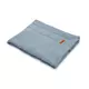 Gebreide wiegenset muslin-blauw