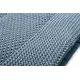 Gebreide wiegenset muslin-blauw