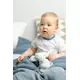 Gebreide wiegenset muslin-blauw