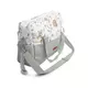 Witte Eco-leren Wandelwagen Tas Avontuur