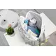 Witte Eco-leren Wandelwagen Tas Avontuur