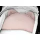 Muslin kinderwagenkussen roze