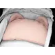 Muslin kinderwagenkussen roze