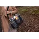 Witte Eco-leren Wandelwagen Tas Avontuur