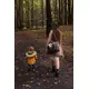 Witte Eco-leren Wandelwagen Tas Avontuur