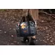 Witte Eco-leren Wandelwagen Tas Avontuur