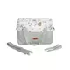 Witte Eco-leren Wandelwagen Tas Avontuur