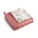 Minky Deken Retro Roze Palmen