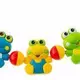 Kinderwagenrammelaar Kikker Groen