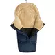 Combi slaapzak marine/beige romper opvangzak