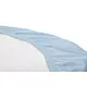 Bamboe laken kinderwagen blauw 35x75