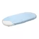 Bamboe laken kinderwagen blauw 35x75