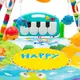 Speelkleed Safari - Babygym met Piano
