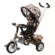 Driewieler 3in1 Camouflage met Duwstang en 360° Zitting