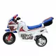 Sportieve kinder accu-motor - Wit met blauw en rood