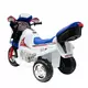 Sportieve kinder accu-motor - Wit met blauw en rood