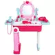 Roze Kinderkaptafel met Spiegel en Make-up Accessoires