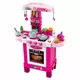Roze Speelkeuken - Compact - Inclusief Speelgoedvoedsel