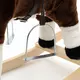 Schommelpaard Pluchen Bruin met Sterren - Houten Basis