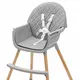 Verstelbare Kinderstoel grijs - Scandinavisch Design