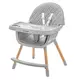 Verstelbare Kinderstoel grijs - Scandinavisch Design