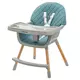 Moderne Kinderstoel met Houten Poten - Groen