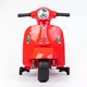 Vespa Kinder Scooter rood - Elektrisch met Zijwieltjes