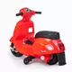 Vespa Kinder Scooter rood - Elektrisch met Zijwieltjes