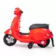 Vespa Kinder Scooter rood - Elektrisch met Zijwieltjes