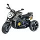 Elektrische driewielige motorfiets - Zwart/goud