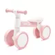 Loopfiets Roze Wit - Ergonomische Zitting
