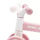 Loopfiets Roze Wit - Ergonomische Zitting