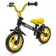 Loopfiets Zwart Geel - Lichtgewist peuterfiets