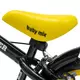 Loopfiets Zwart Geel - Lichtgewist peuterfiets