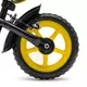 Loopfiets Zwart Geel - Lichtgewist peuterfiets